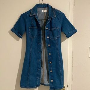 Zara TRF mini denim dress - M